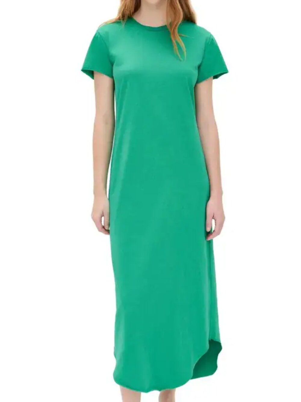 Frank & Eileen Harper Perfect Tee Curved Hem Cotton Maxi Dress med NWOT